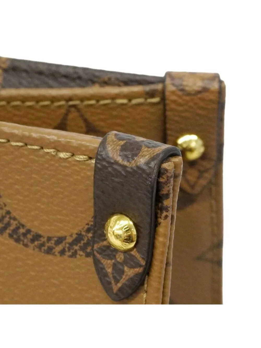 Louis Vuitton Tote Monogram Giant Reverse on the Go MM Brown 2-Way